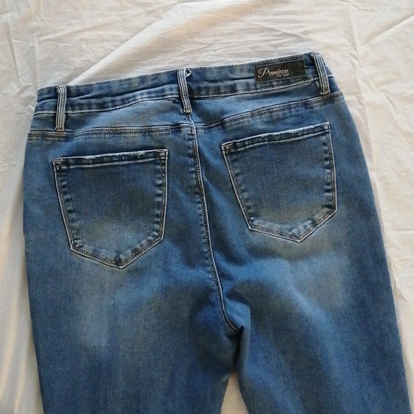 Warehouse One Distressed Jeans - Picture 3 of 5